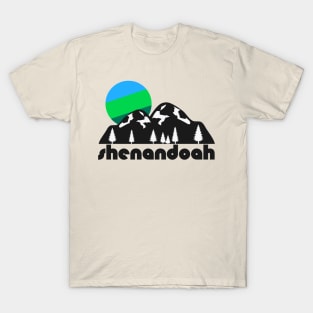 Retro Shenandoah ))(( Tourist Souvenir National Park Design T-Shirt